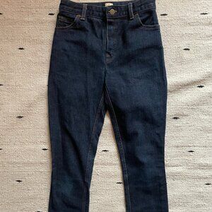 High Waisted heavy denim jeans Bow And Arrow Apparel - size 0